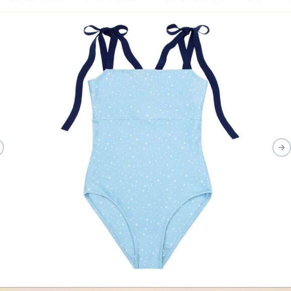 Minnow women's atlantic star tie knot one piece swimsuit small - Picture 3 of 12